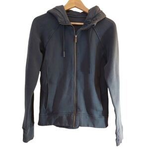 Lululemon Scuba Navy Blue Zip Up Hoodie Size 6